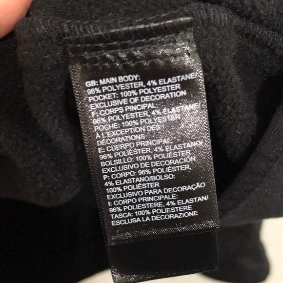 The Northface Mens Black 1/4 Zip Long Sleeve Fleece size L - Picture 4 of 10